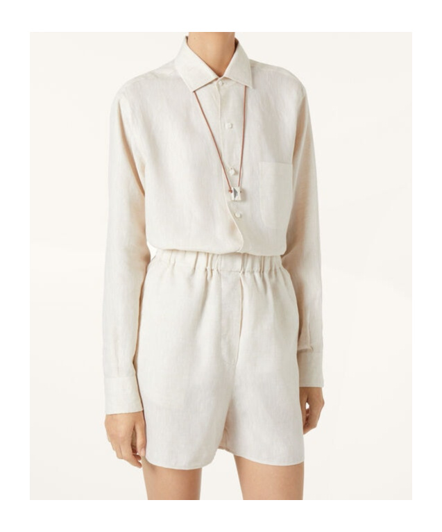 Loro Piana Angelo Bermuda Shorts In Light Beach