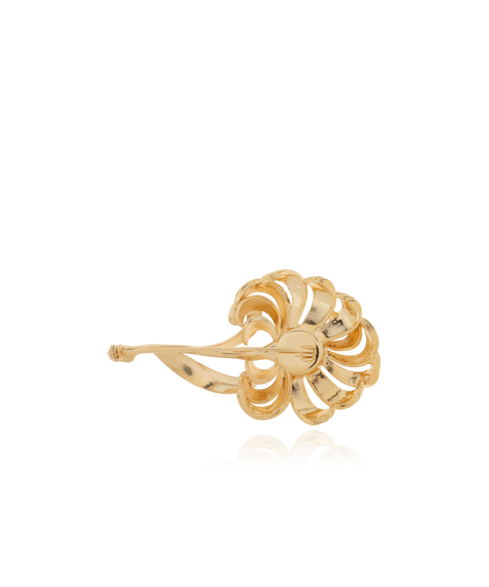 DOLCE & GABBANA BRASS BROOCH