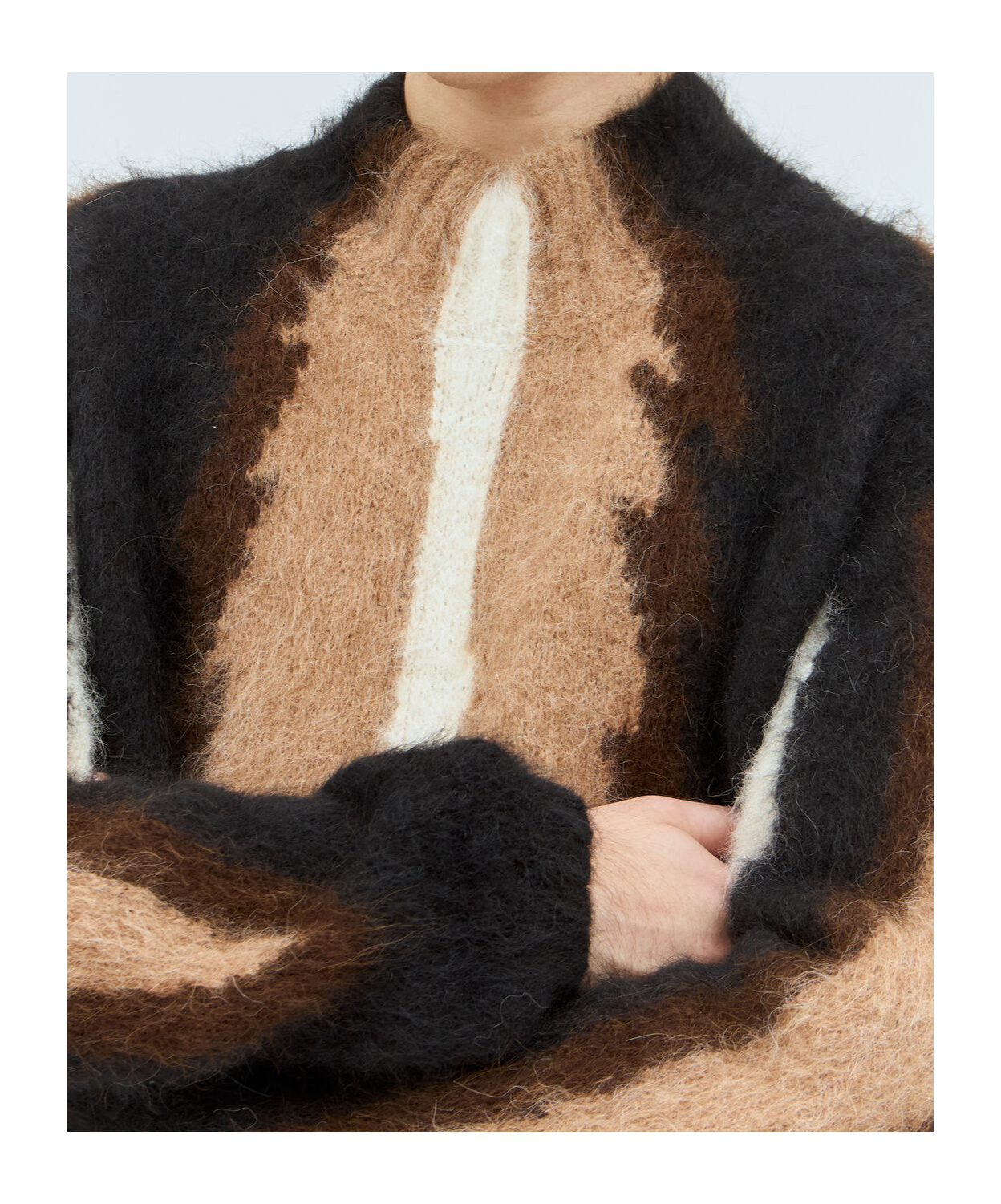 Walter Van Beirendonck Big Foot Sweater In Black