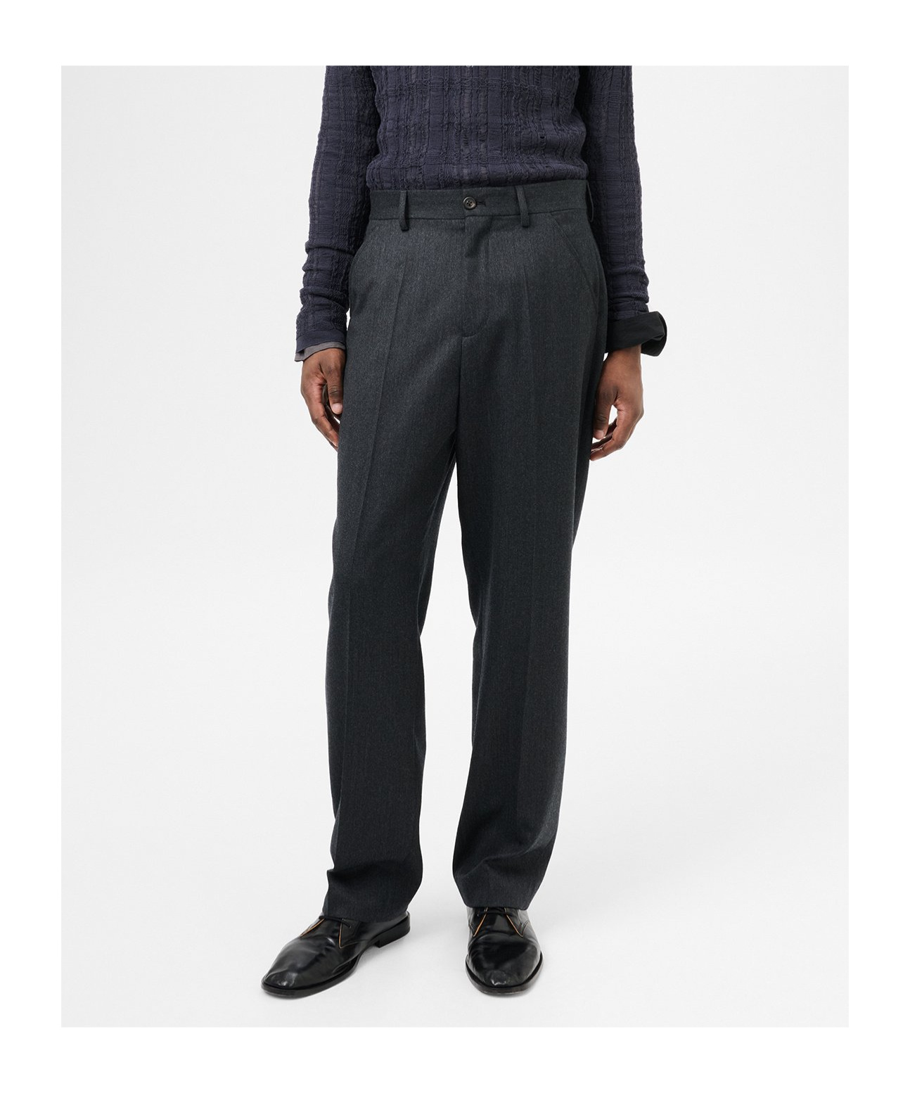 Our Legacy Maitre D Belt-loop Casual Pants In Black
