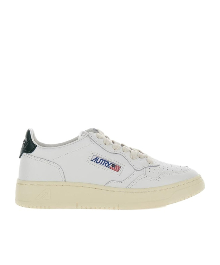 Autry Medalist Leather Low-top Sneakers In White
