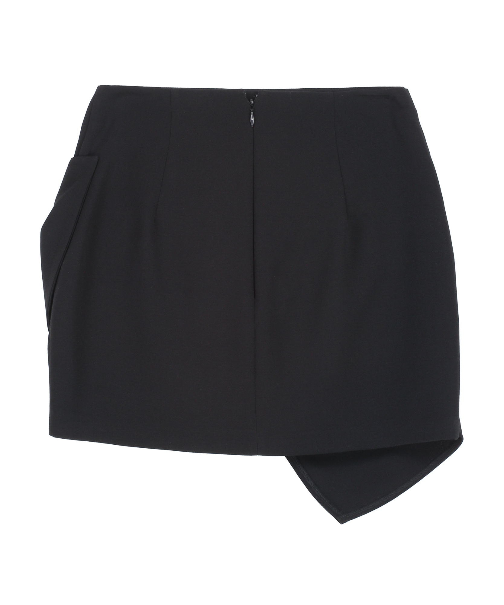 Elisabetta Franchi Macro-bow Crepe Mini Skirt In Black