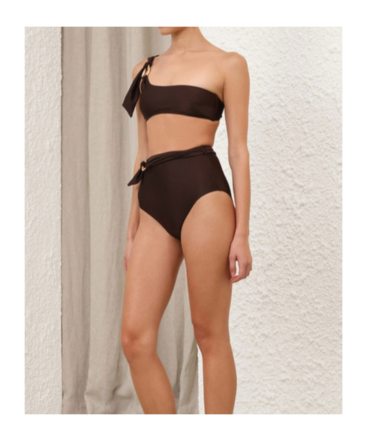 Zimmermann Ascension One Shoulder Bikini Ring Detail