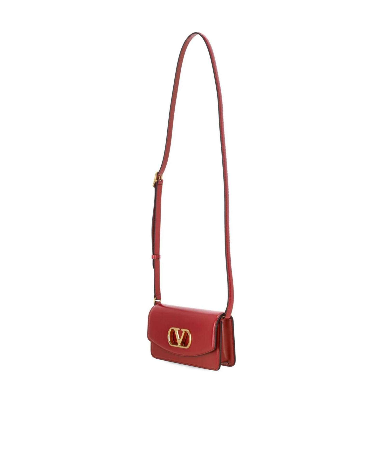 Valentino Crossbody Bags With Gold-tone Hardware And Chain Strap