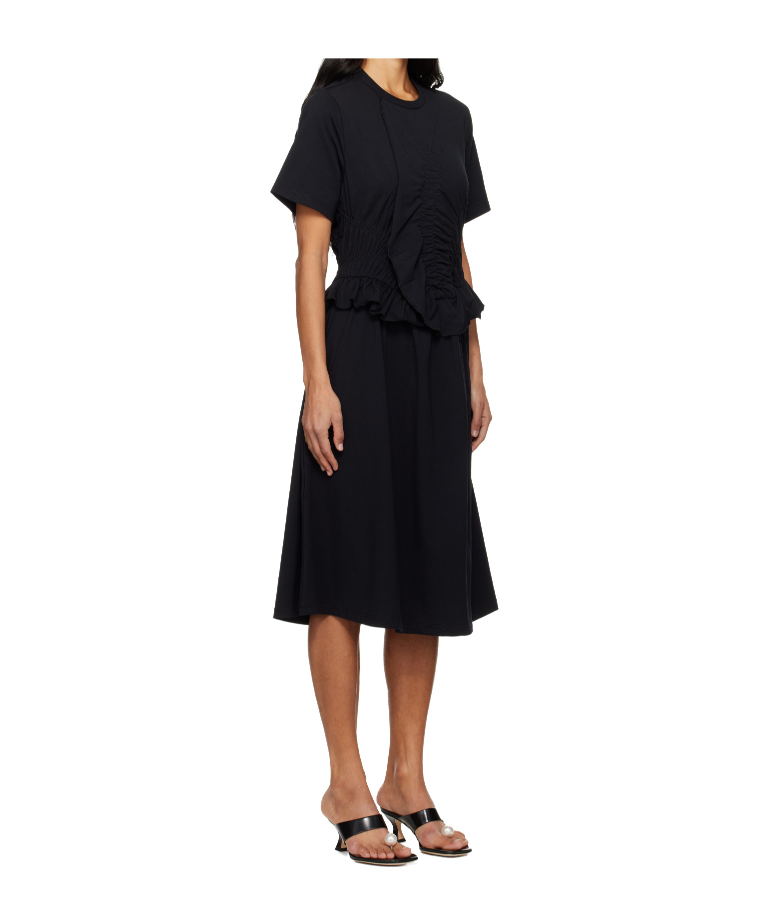 Cecilie Bahnsen Bonnie Midi Dress In Black