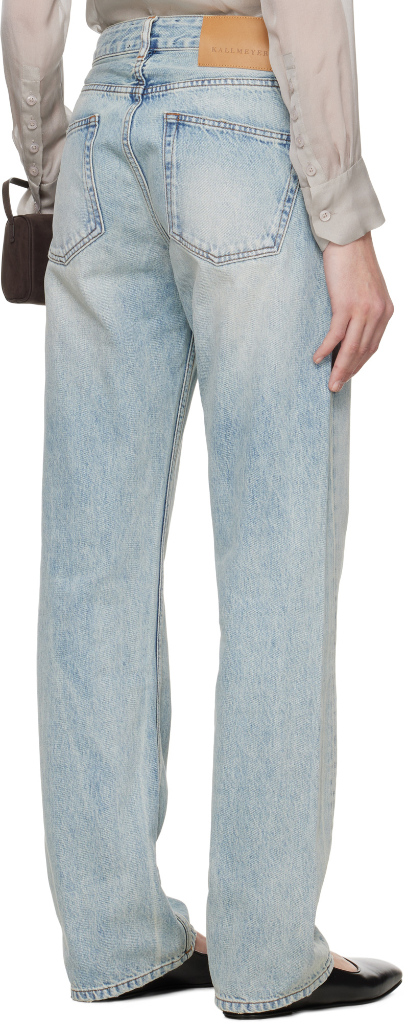 Kallmeyer Adina Low-rise Jeans In Blue