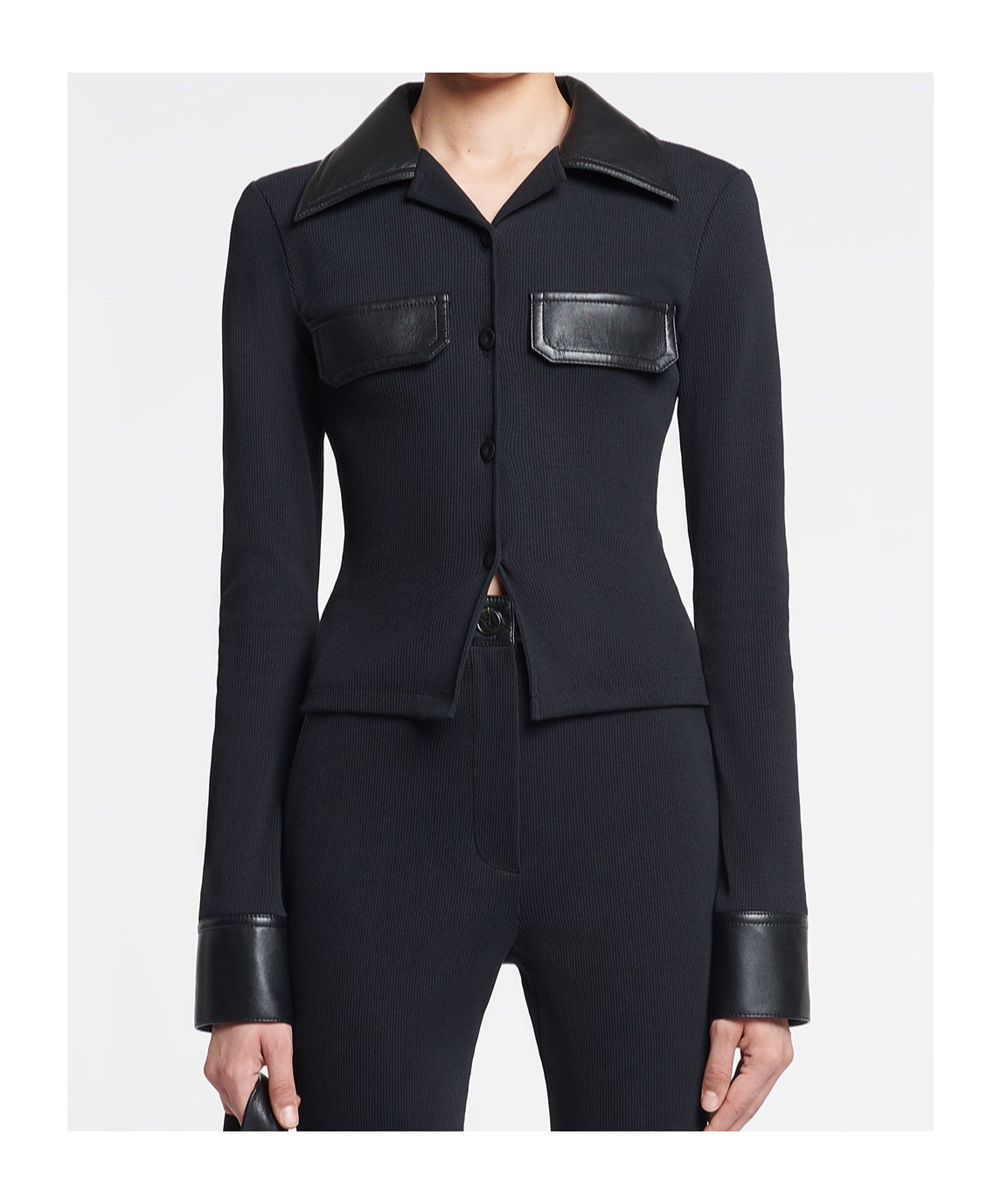 Nanushka Rasima Shirt In Black