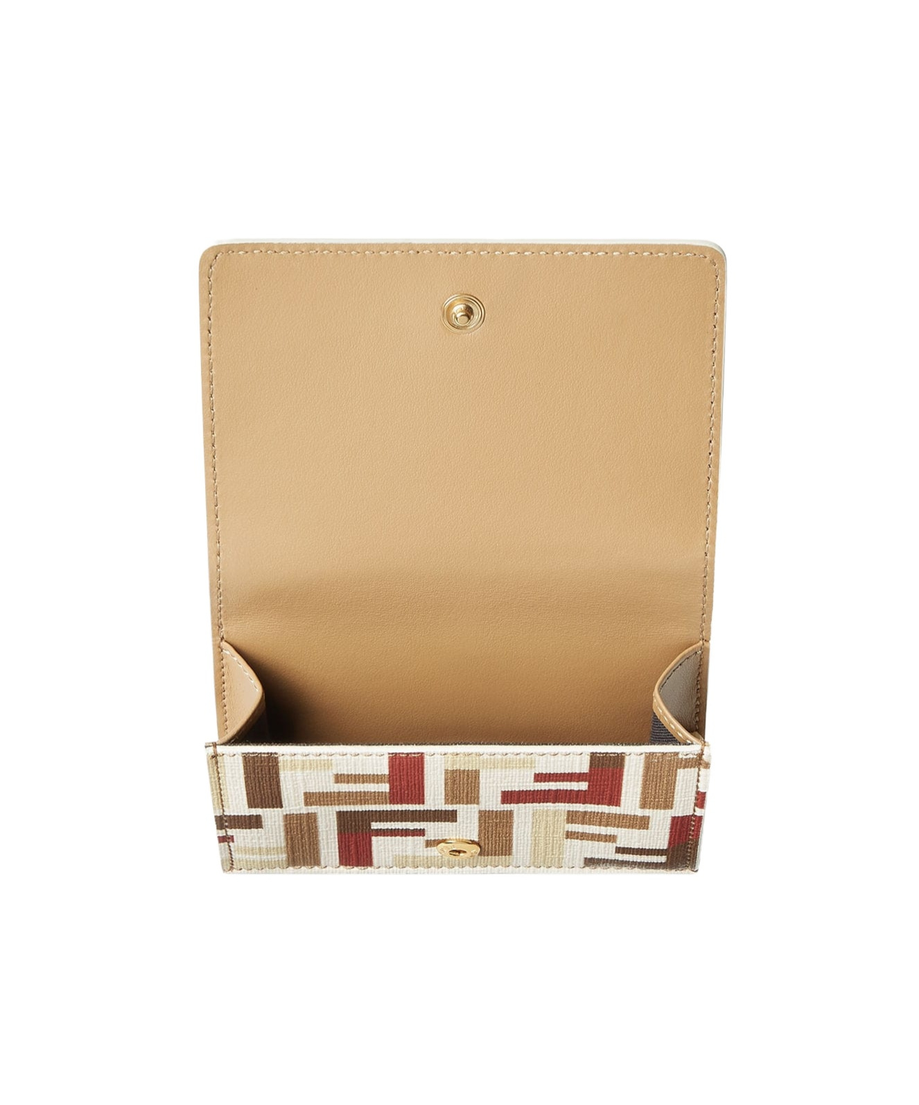 Fendi Trifold Mini Wallet With Tri-fold Design In Multi