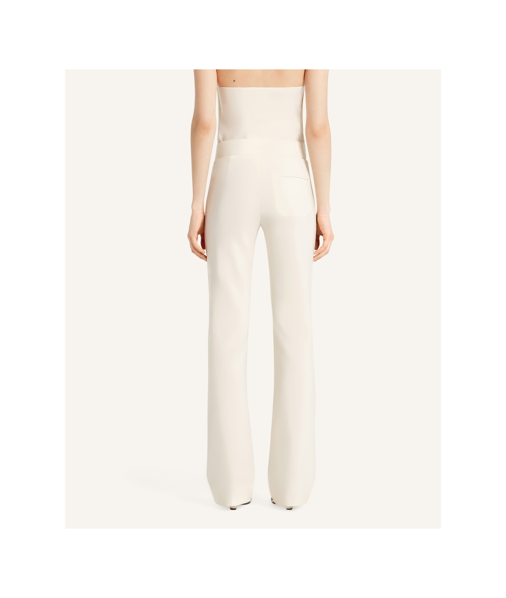 Courrèges Pocket-detail Trousers In Neutral