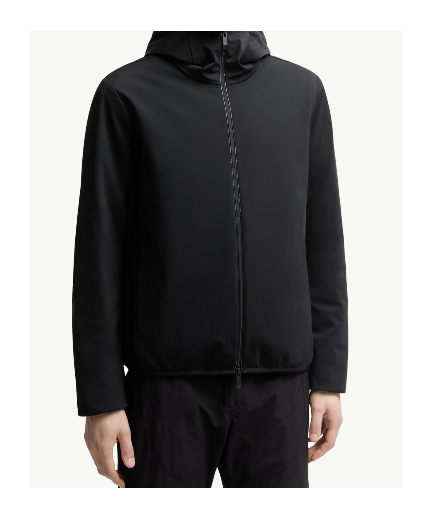 Moncler Batisse Nylon Blend Down Jacket In Black