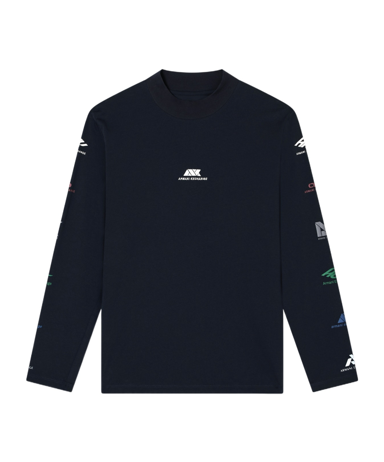 Armani Exchange Long Sleeve T-shirt In Blue