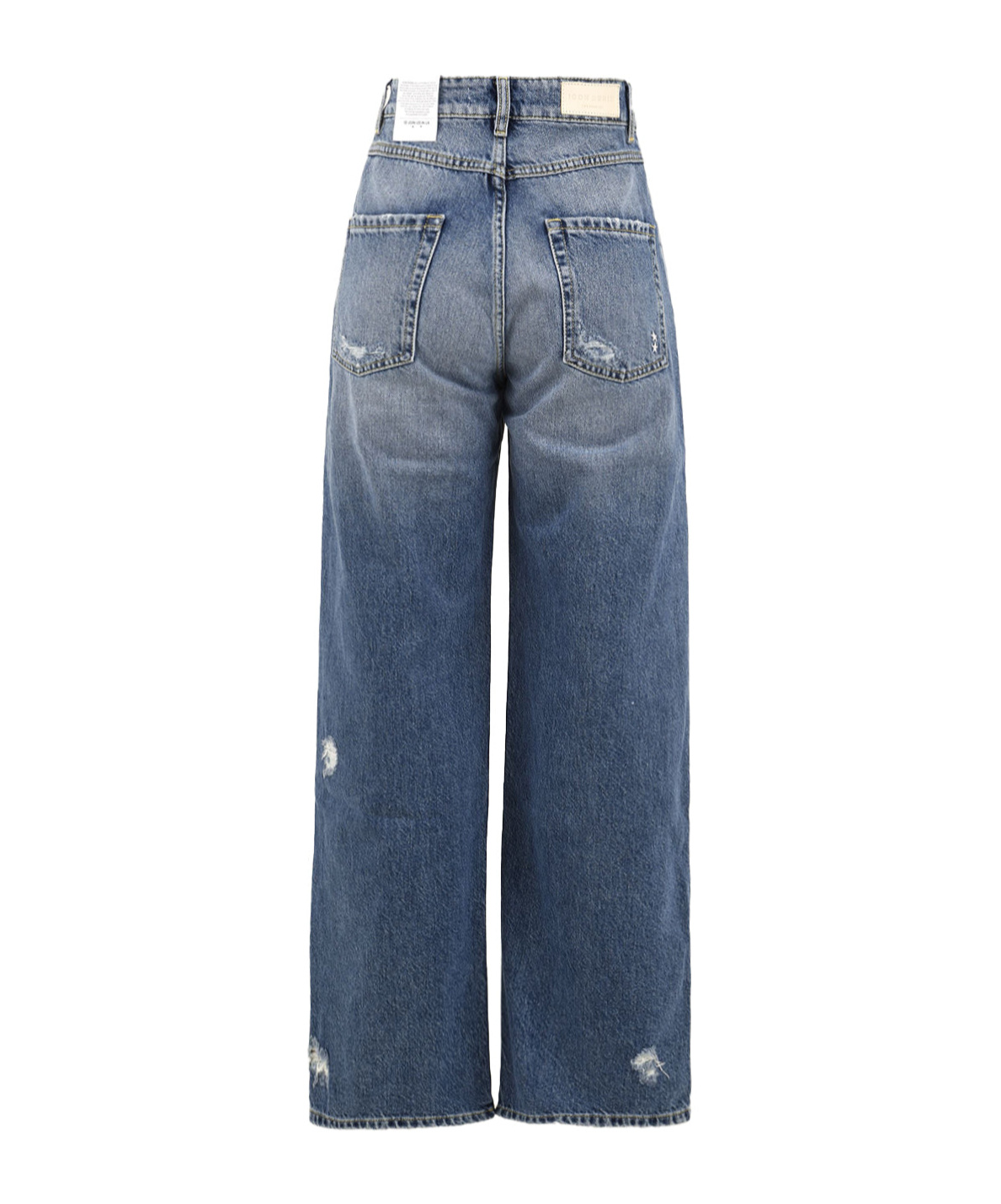 Icon Denim Belt-loop Jeans In Blue