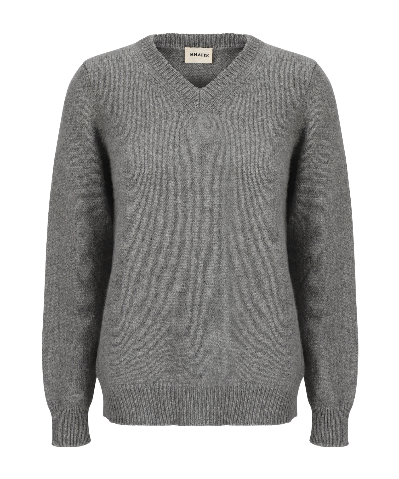 KHAITE KHAITE LONG-SLEEVED V-NECK JUMPER