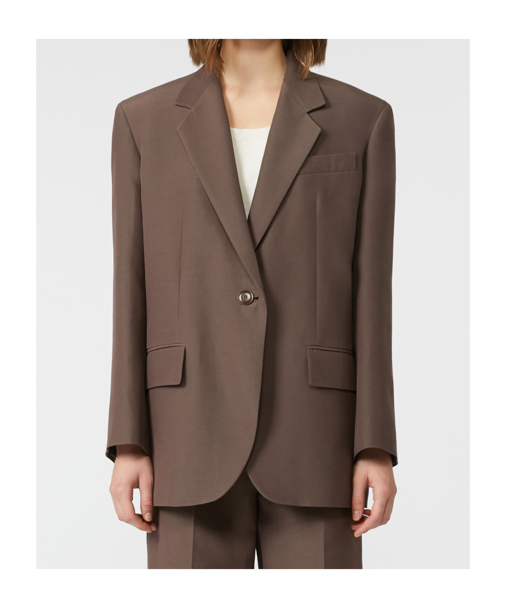 Weekend Max Mara Oversized Cotton-blend Blazer