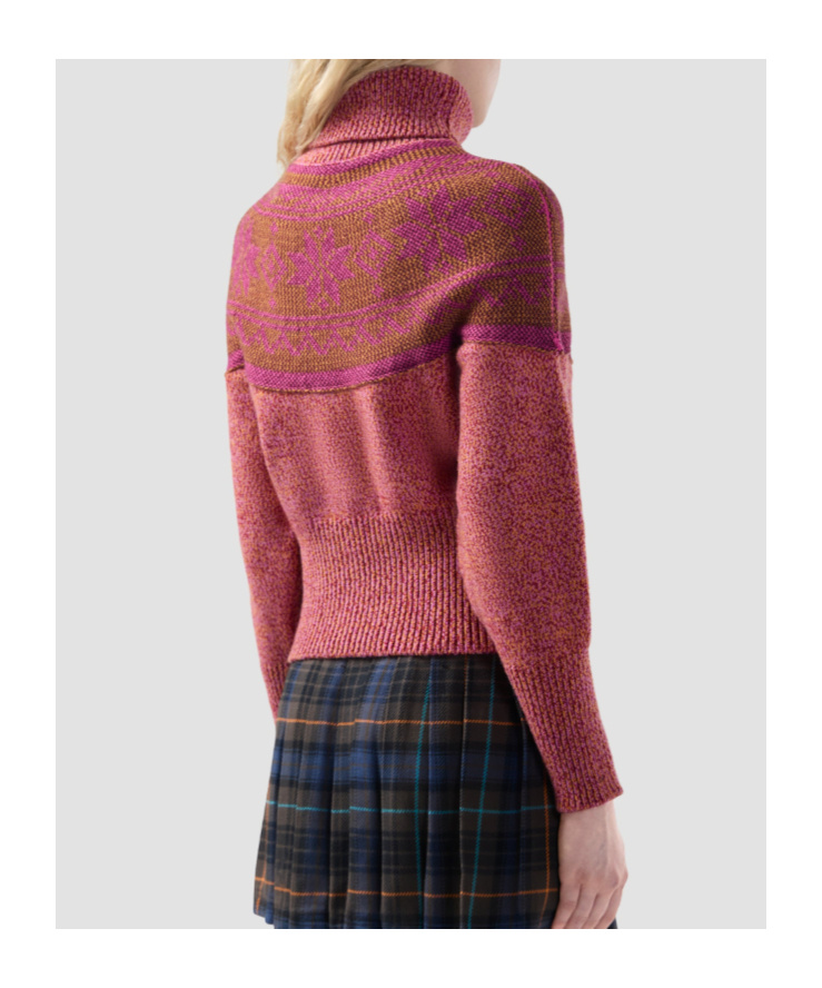 Gcds Strickpullover Mit Rollkragen In Red