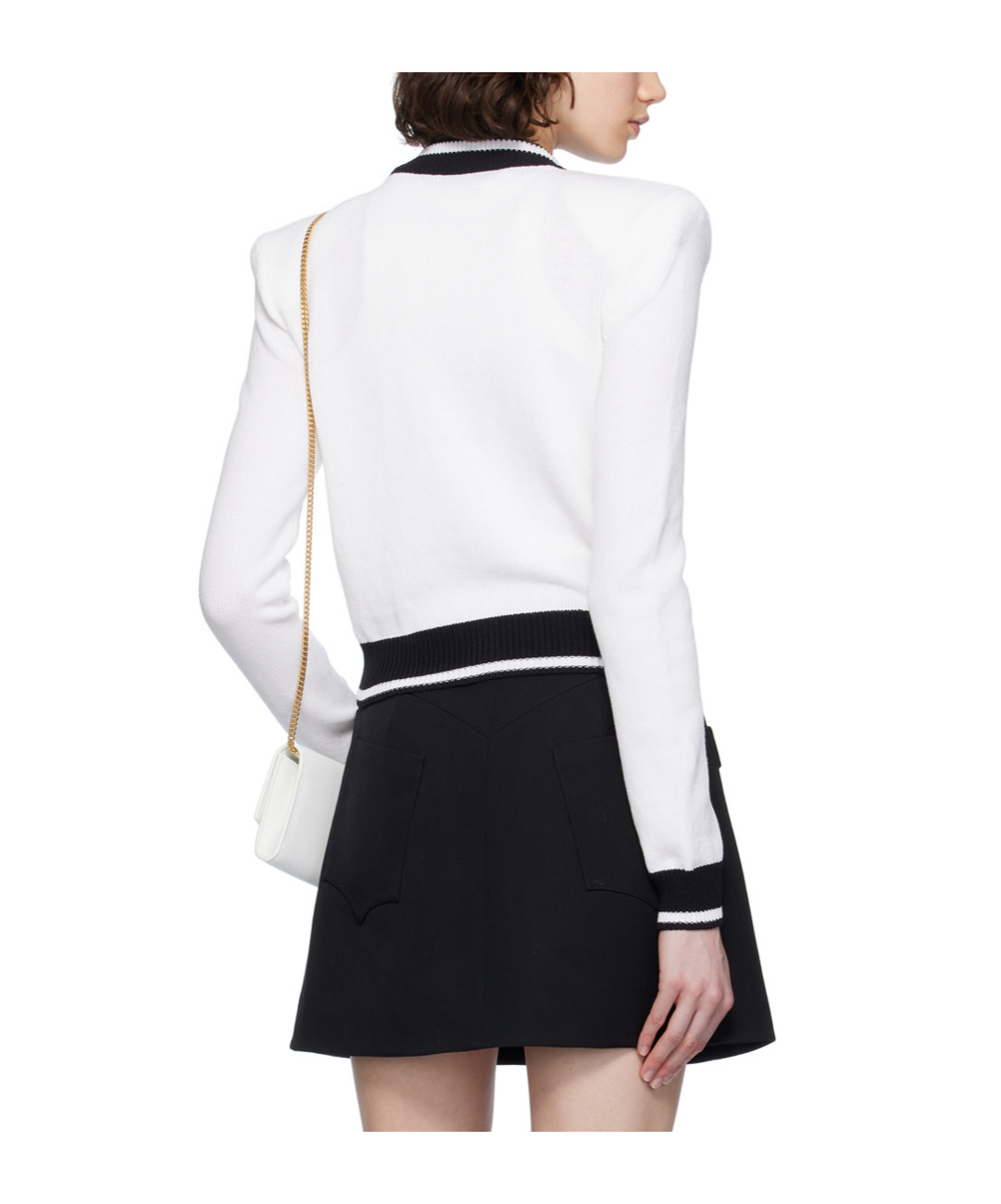 BALMAIN LONG-SLEEVED KNITTED CARDIGAN