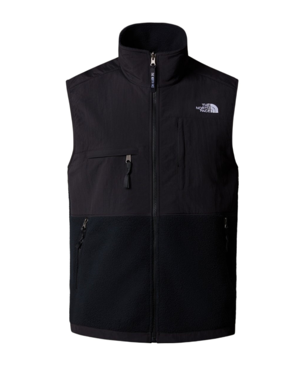 The North Face Vests With Logo In Black