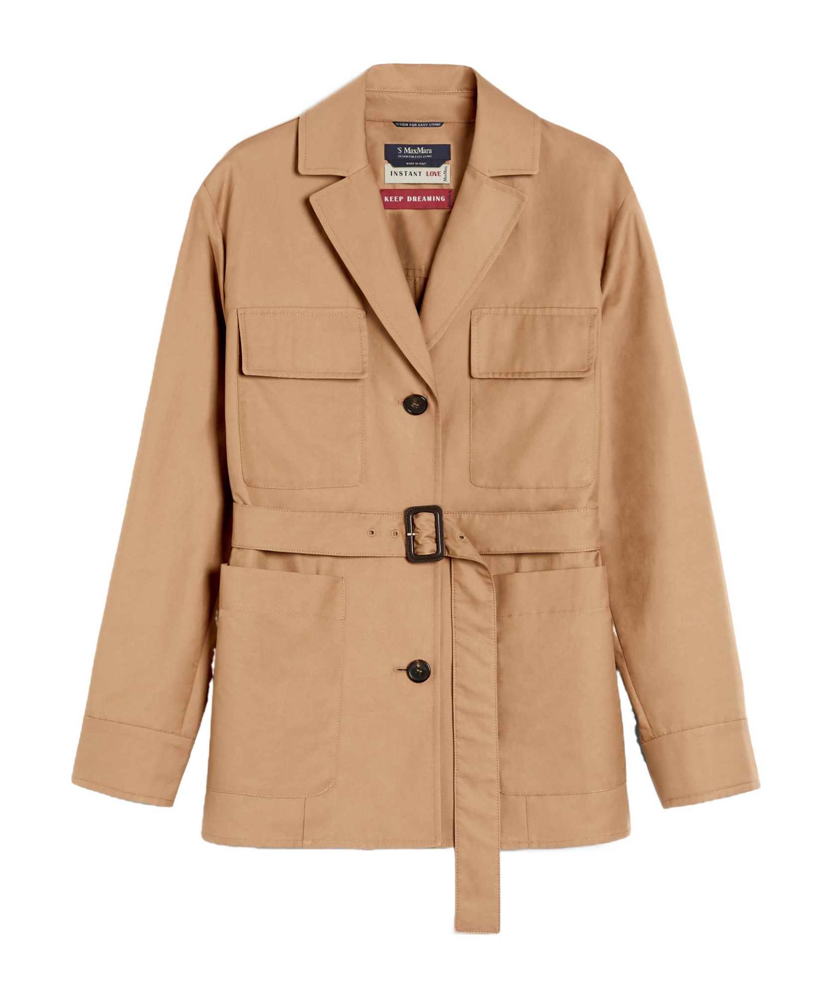 Max Mara Beige Giulia Jacket In Nude
