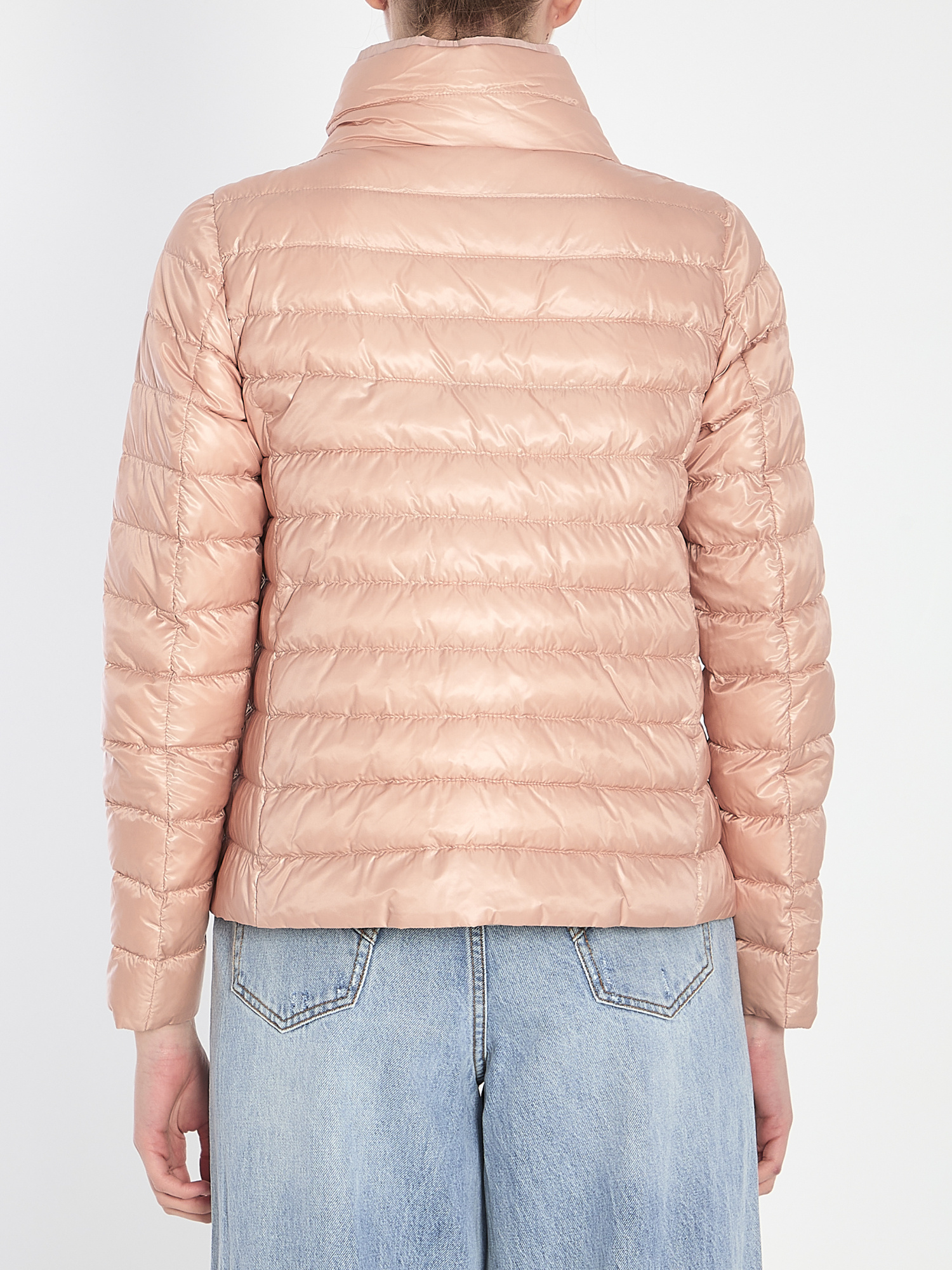 Herno Reversible Drawstring Quilted Jacket In Pink