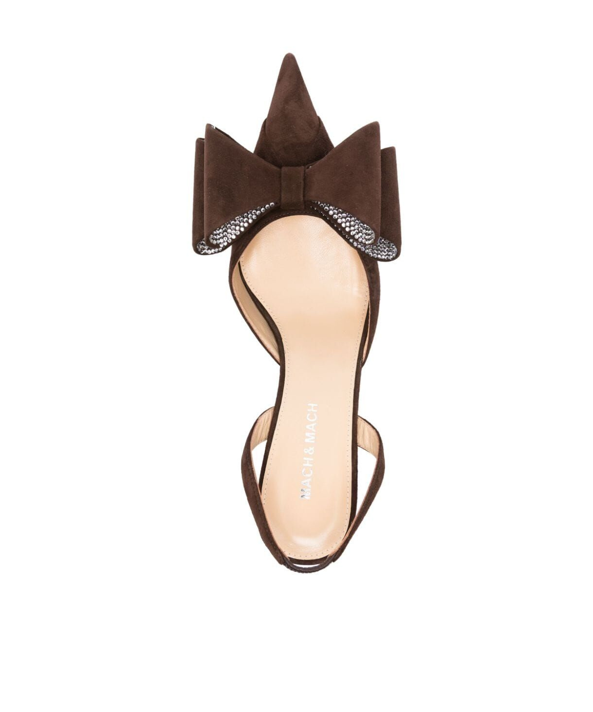 Mach&mach Le Cadeau Bow Slingback Pumps In Black
