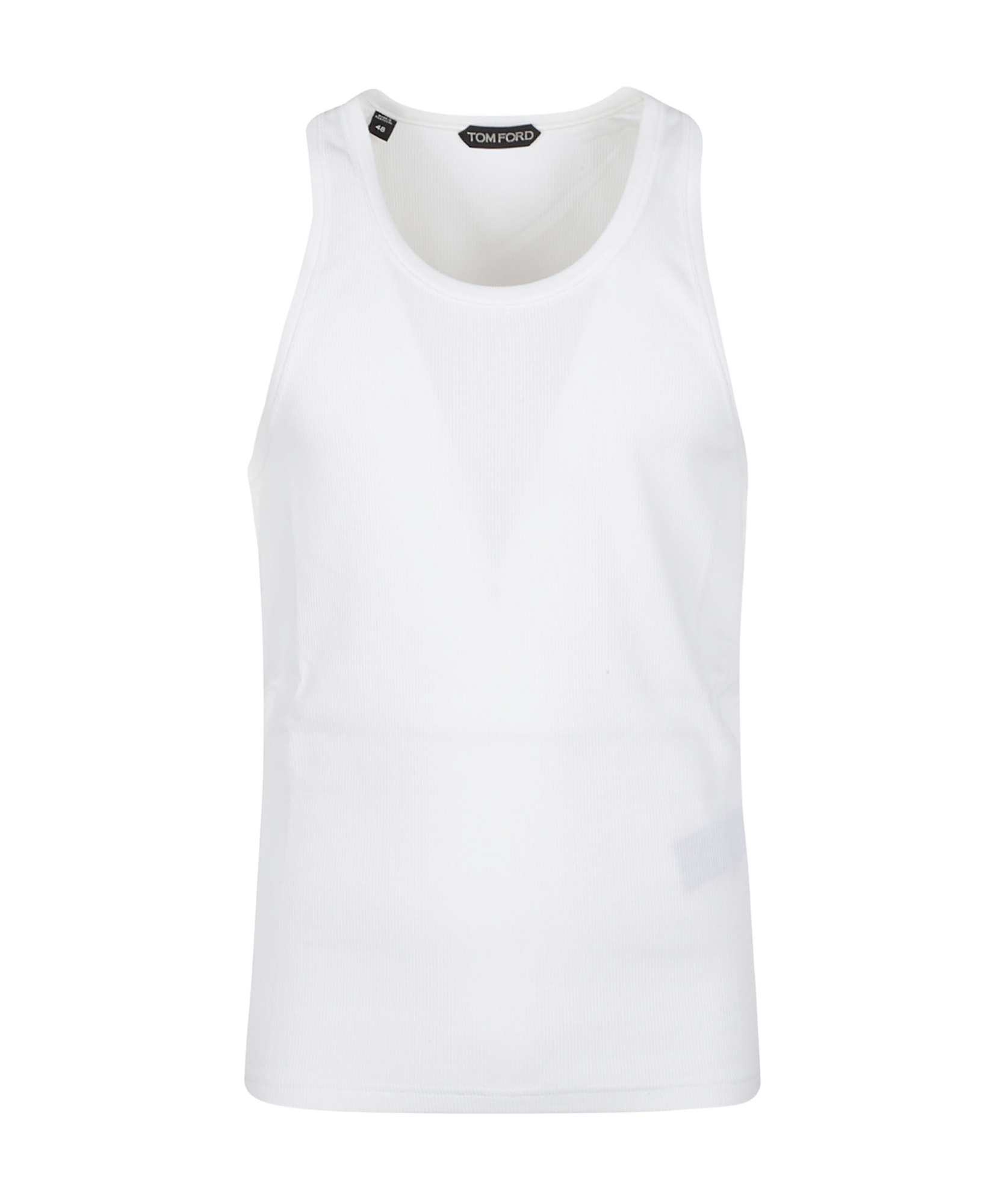 Tom Ford Soft Cotton Blend Vest In White