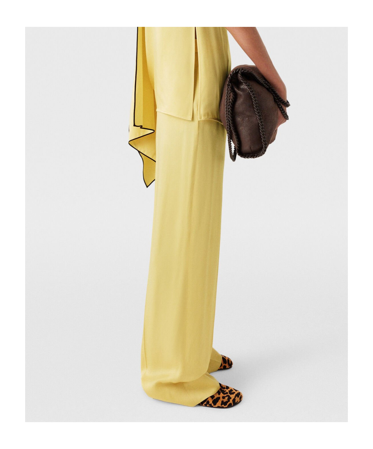 STELLA MCCARTNEY STELLA MCCARTNEY SATIN WIDE-LEG PANTS