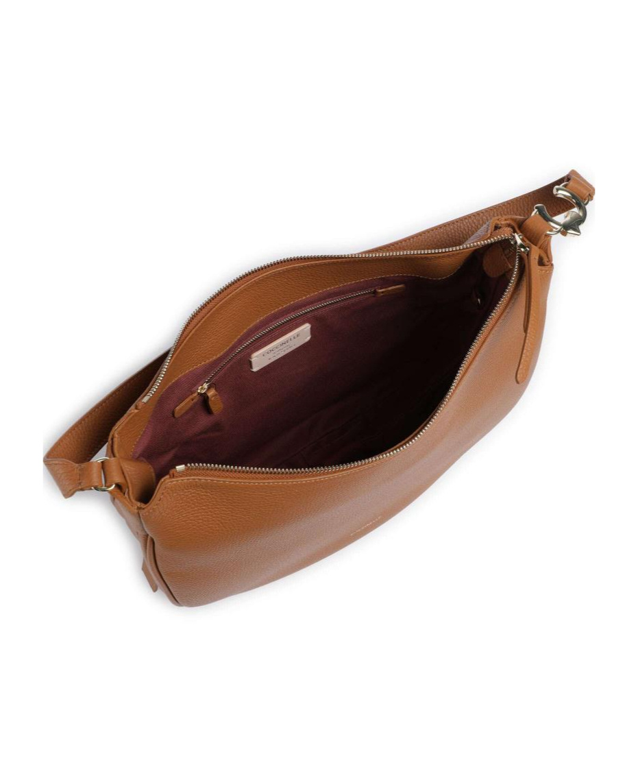 Shop Coccinelle C-easy Shoulder Bag In Brown