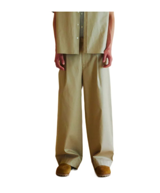 Darkpark Pleated Straight Trousers