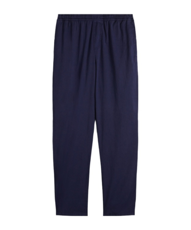 Aspesi Drawstring-waist Tapered Trousers In Black