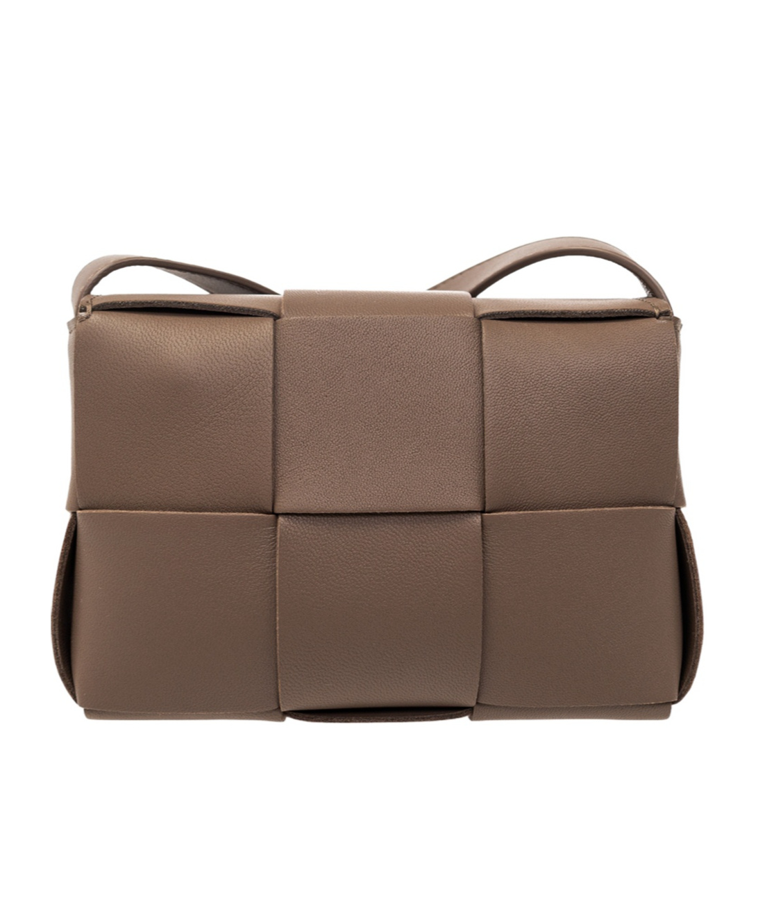 Bottega Veneta Mini Cassette Shoulder Bag In Brown