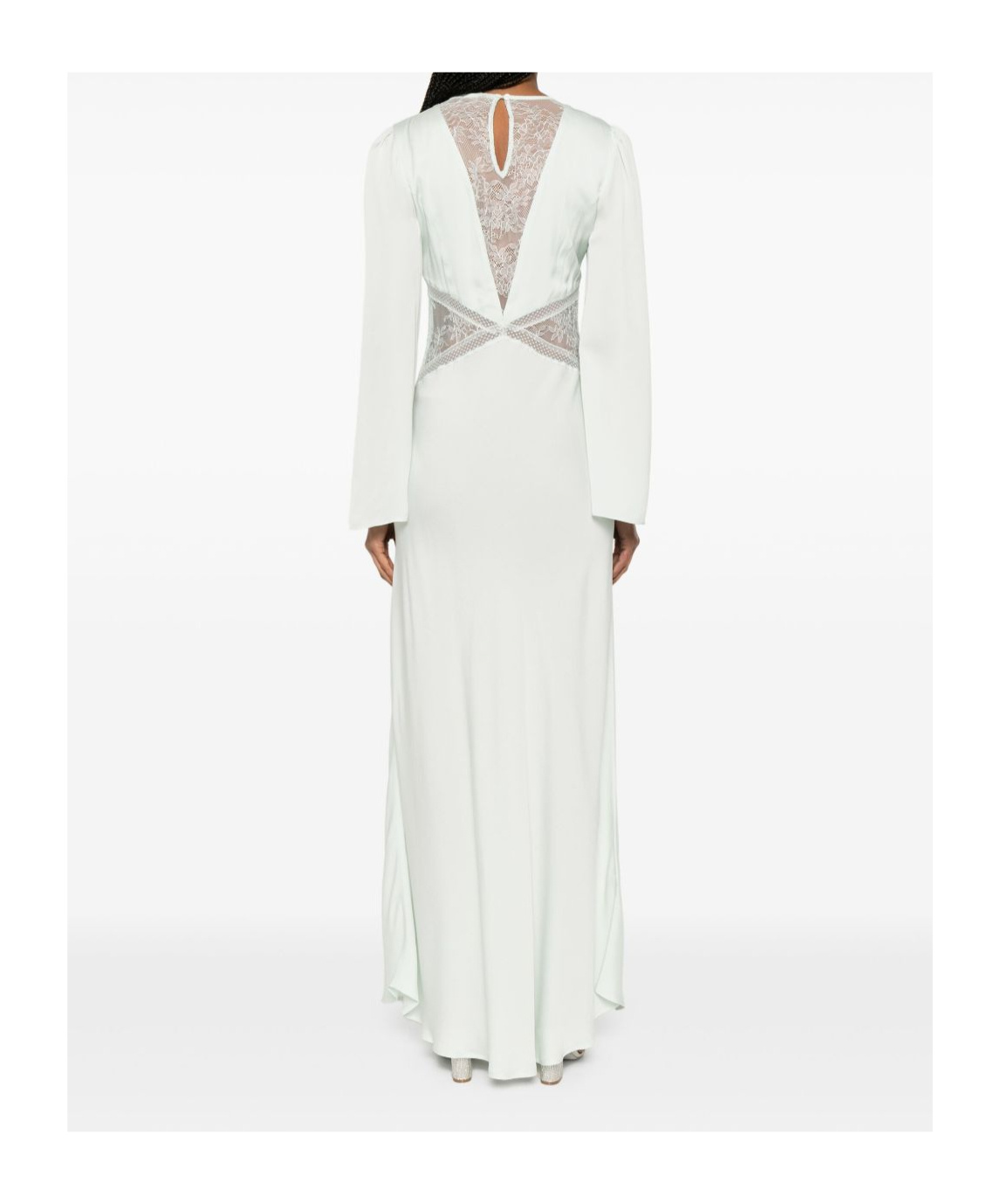 Shop Twinset Lace-panels Gown