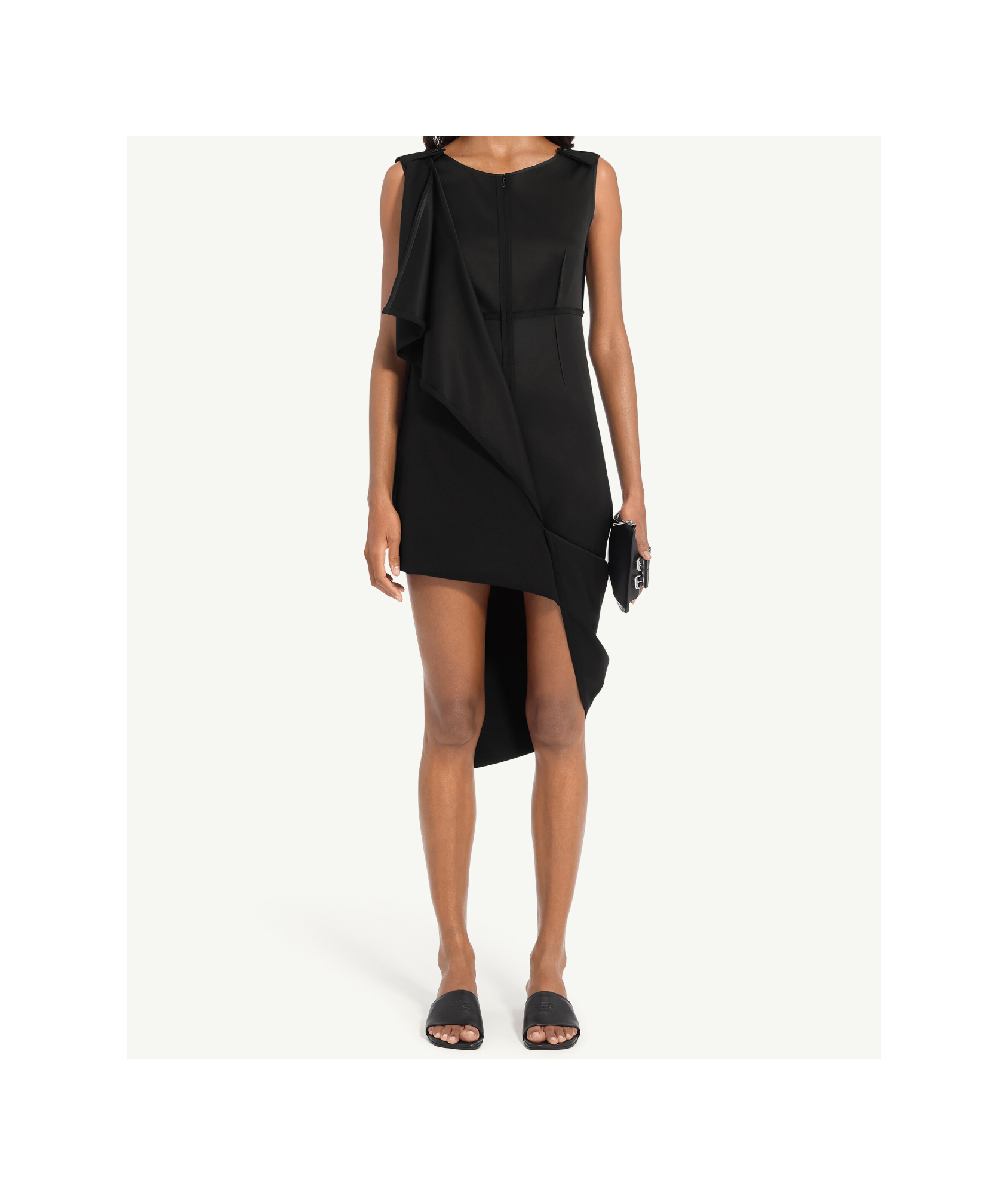 Mm6 Maison Margiela Longline Dress In Black