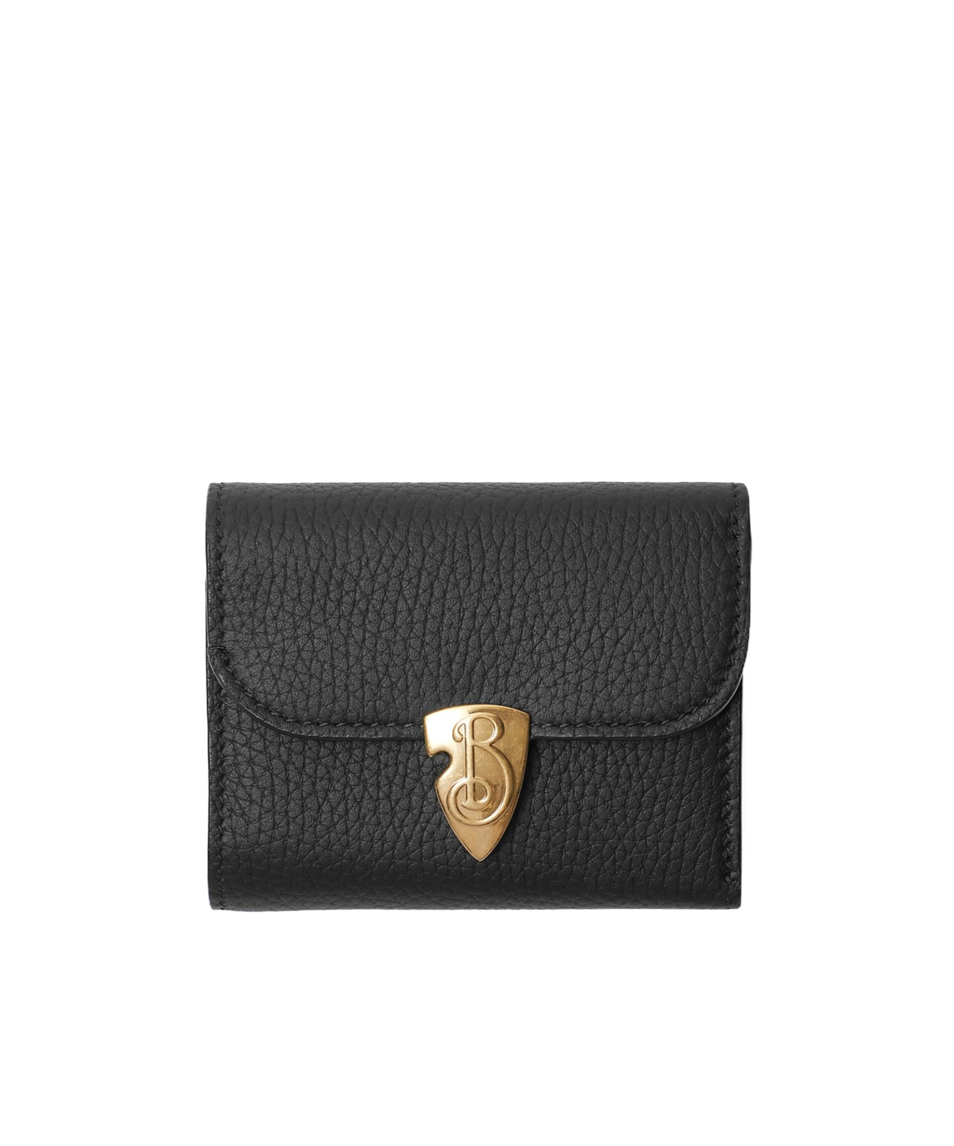 Burberry B Shield Wallet In Black