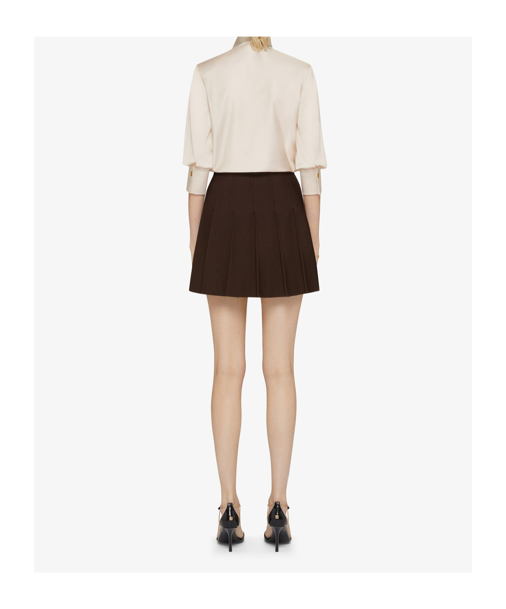 Givenchy Pleated Skirt In Black