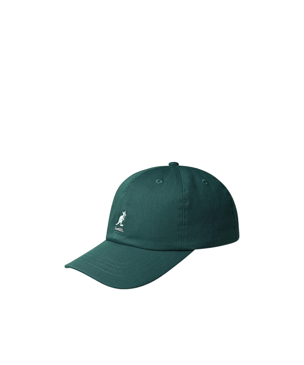 Kangol Green Peaked Cap In Green