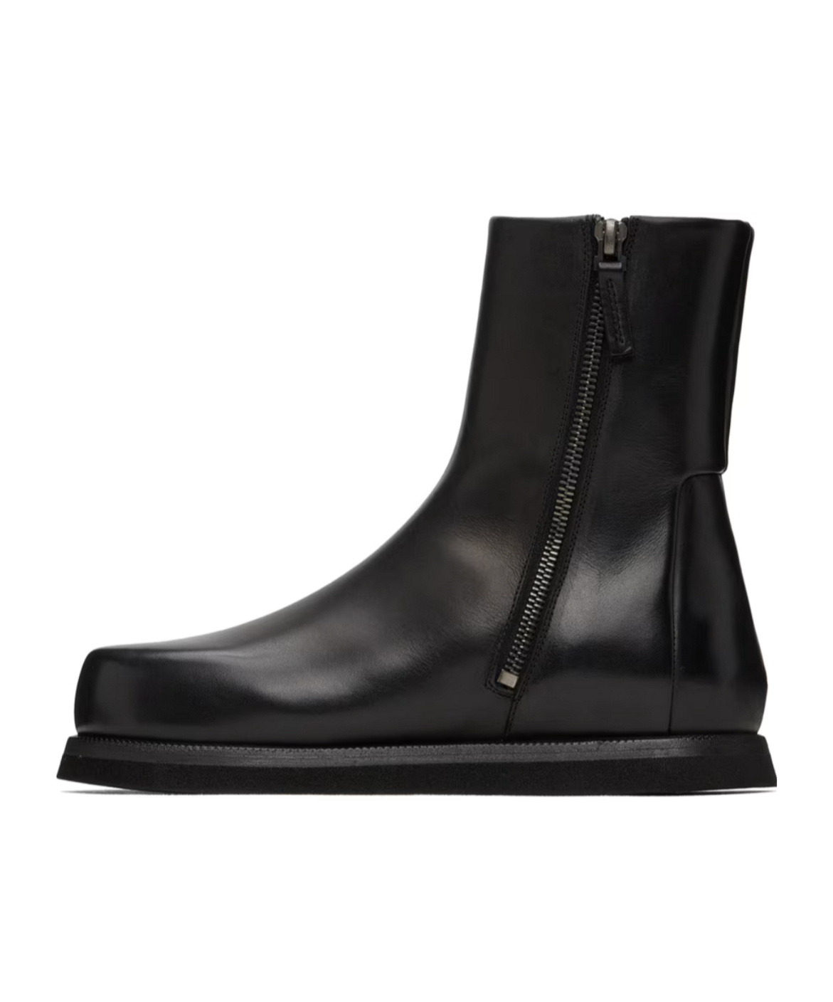 Marsèll Black Zip-up Boots In Black