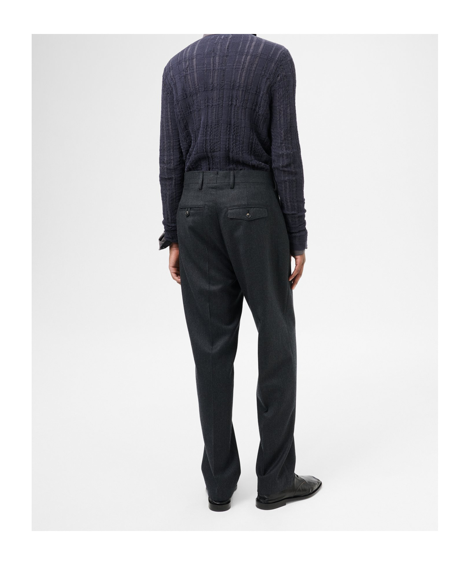 Our Legacy Maitre D Belt-loop Casual Pants In Black