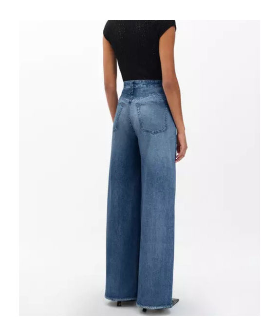 Rag & Bone Miramar Sofie Wide-leg Pants In Blue