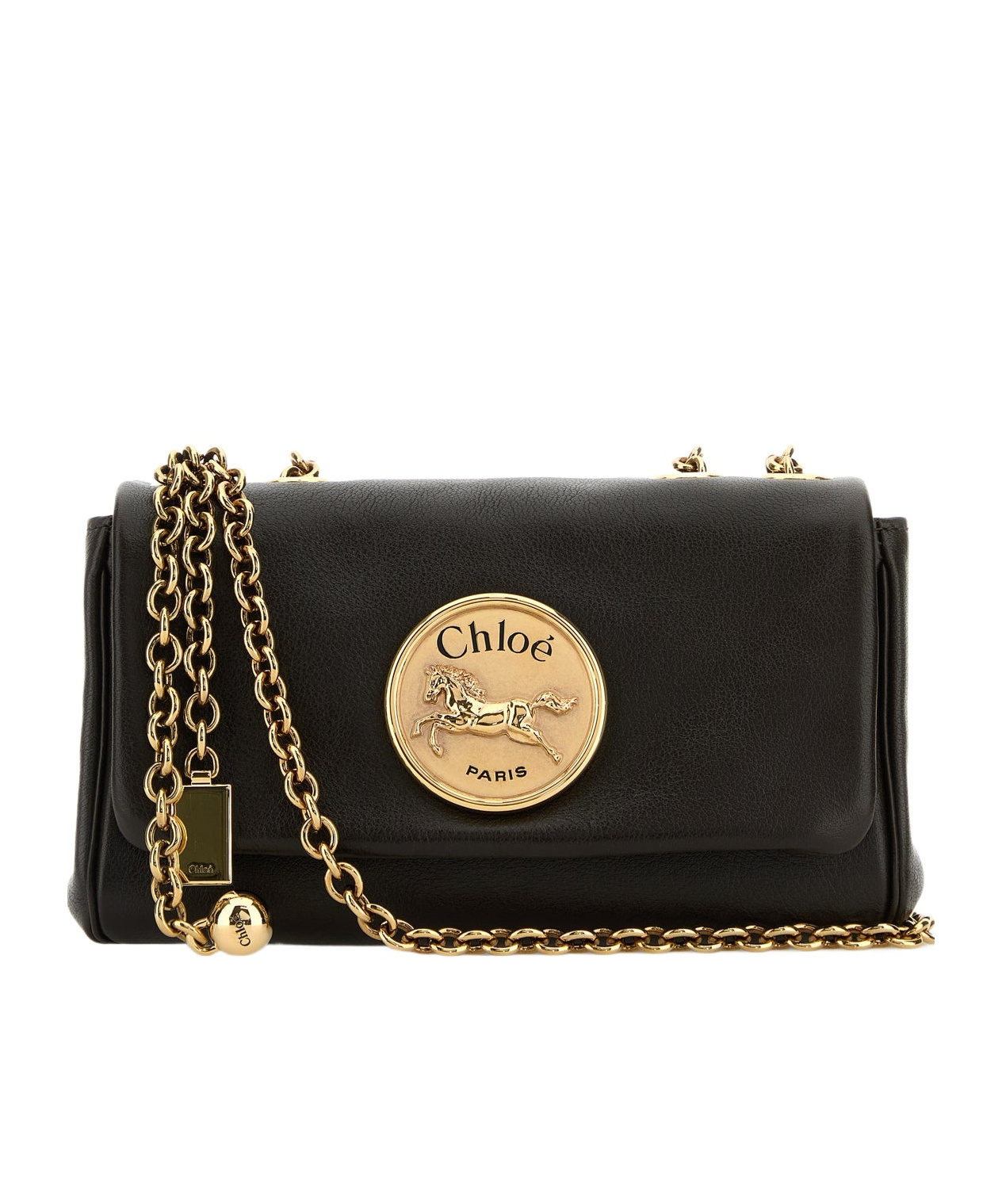 Chloé Brown Leather Heritage Shoulder Bag