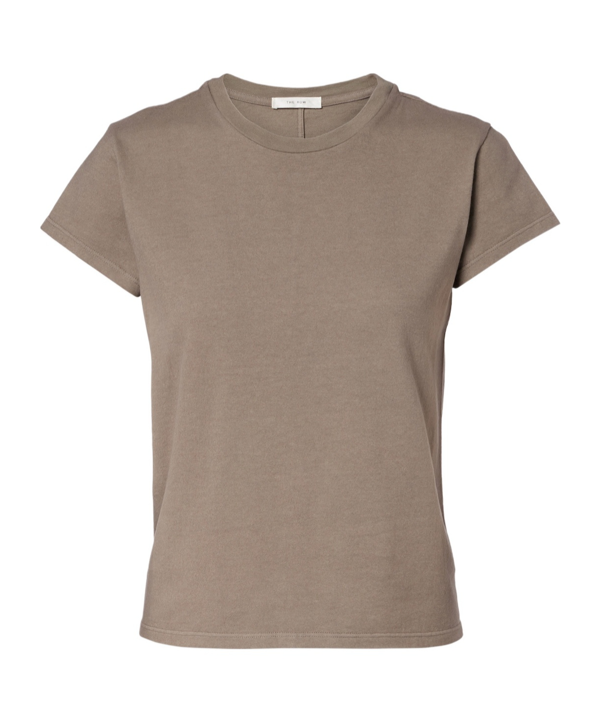 The Row Tori Cotton T-shirt In Gray