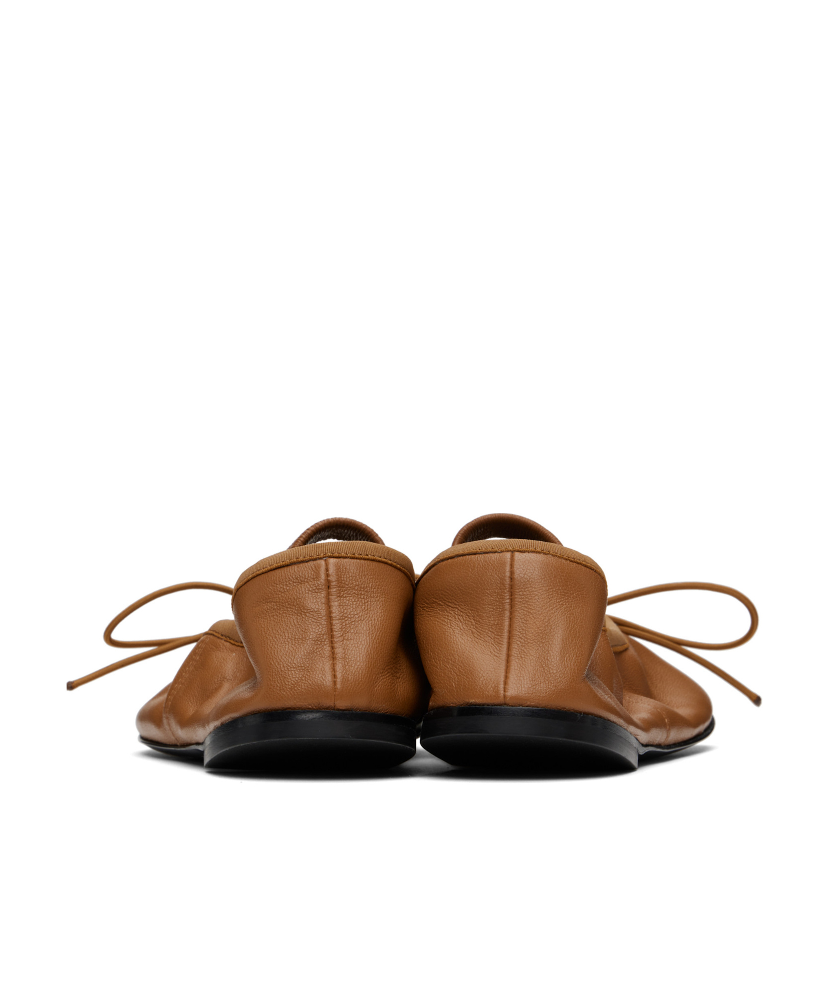 Proenza Schouler Glove Mary Jane Ballerina Flats In Tobacco Color