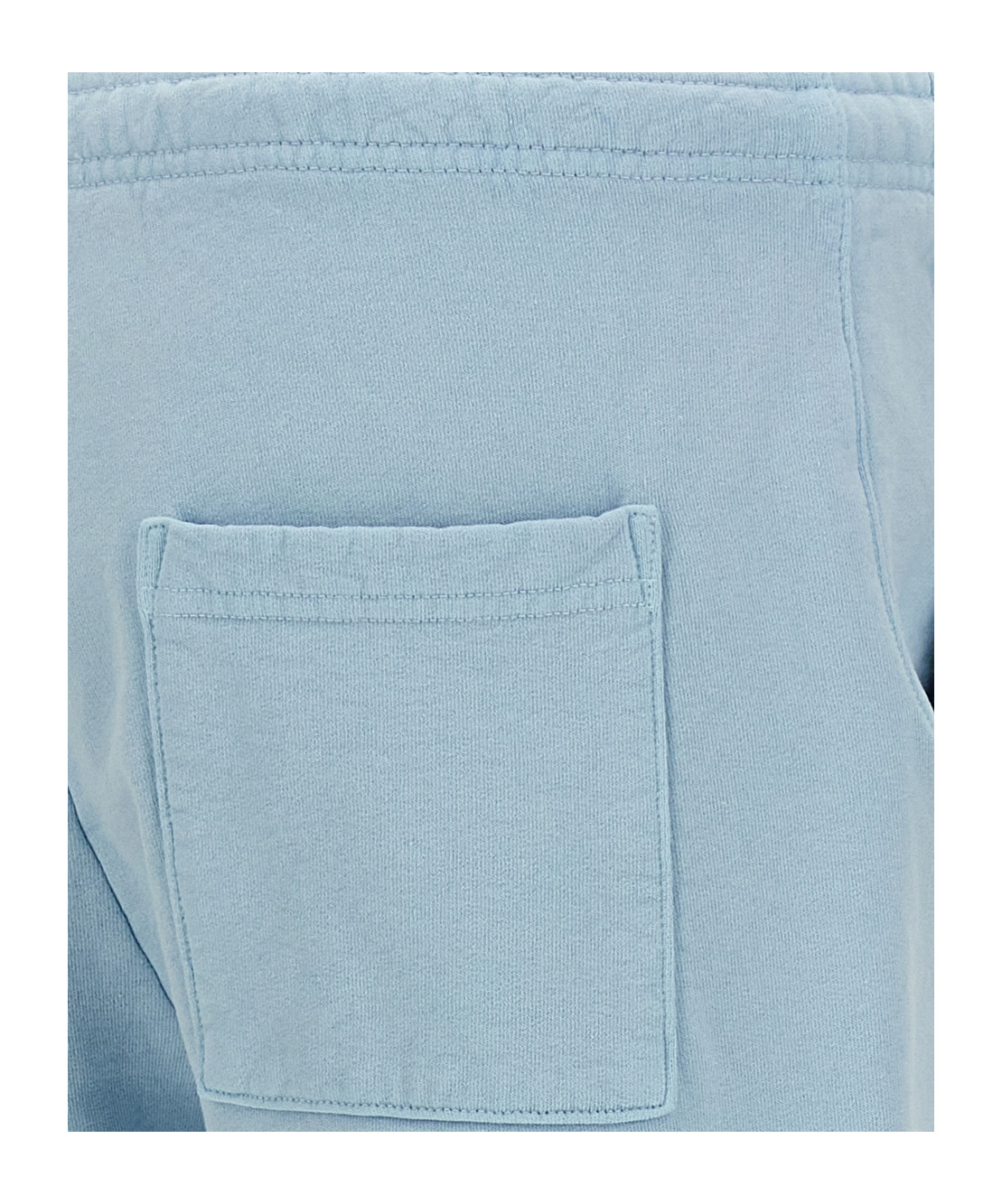 Shop Sporty And Rich Sporty Rich Logo Printed Elasticated Waistband Pants In Blue