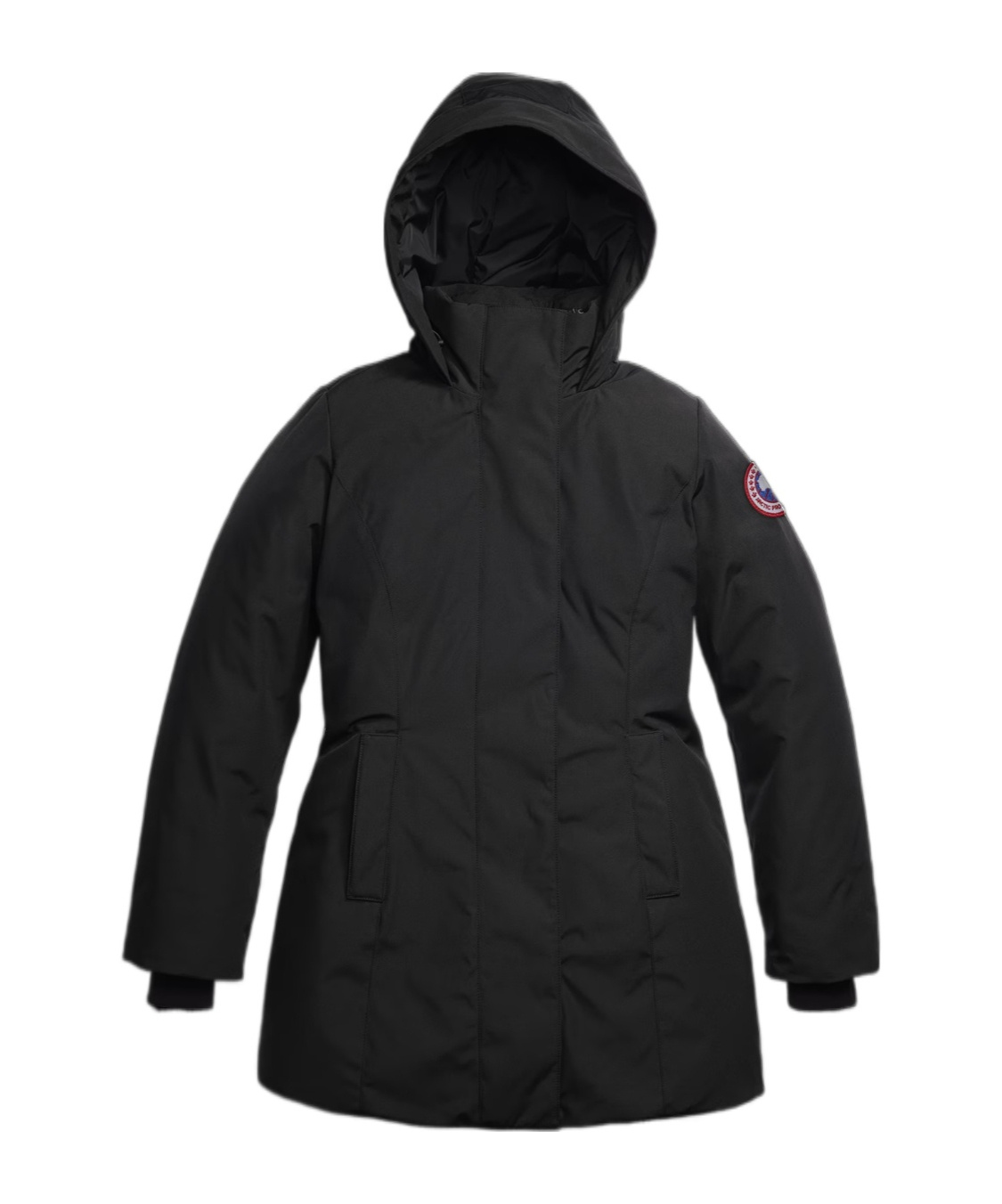 Canada Goose Leslie Hooded Down Parka In Black