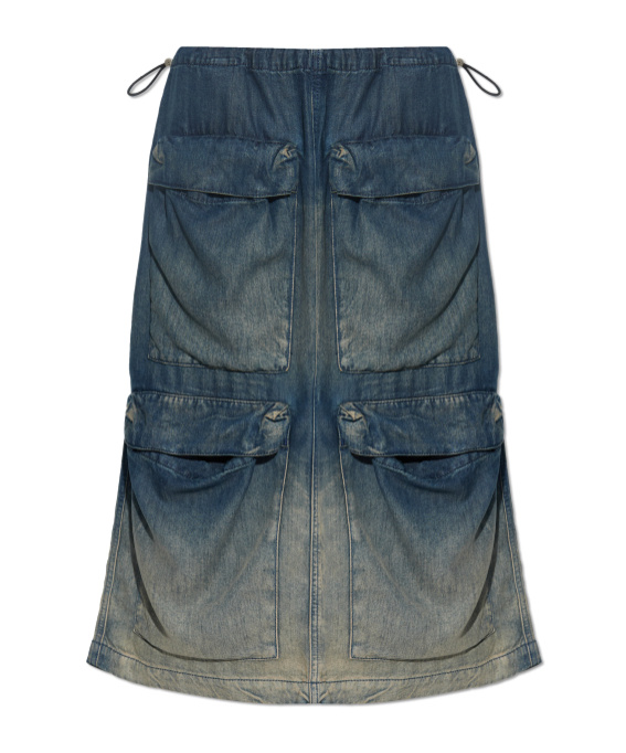 Diesel Skirt De-megi-s In Blue