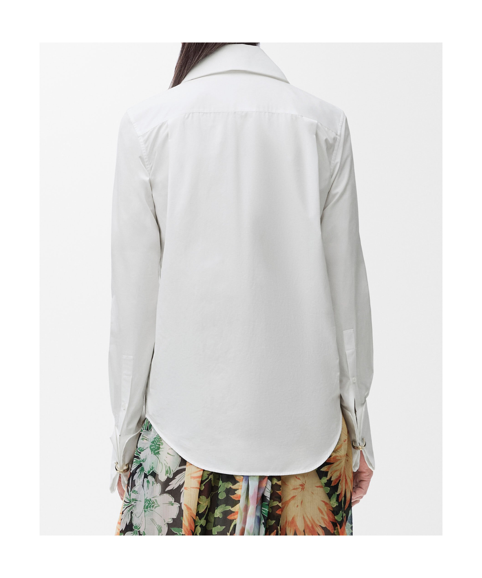 Loewe Puzzle Fold Cotton Shirt In White