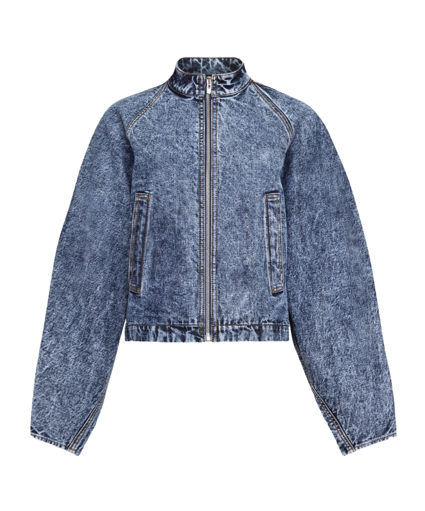 Alaïa Round Jacket In Blue