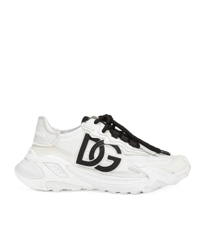 Dolce & Gabbana Day Faster Viscose Fabric Sneakers In Pattern