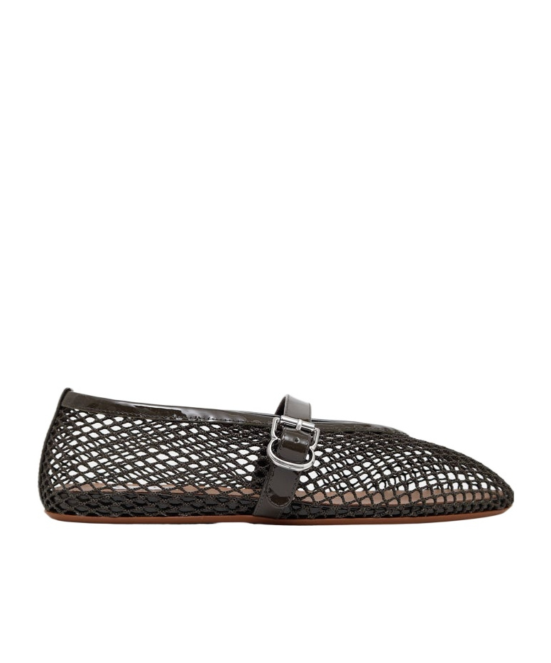 Alaïa Fishnet Ballet Flats