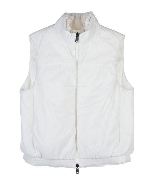 Brunello Cucinelli Sleevless Double-sided Vest In White