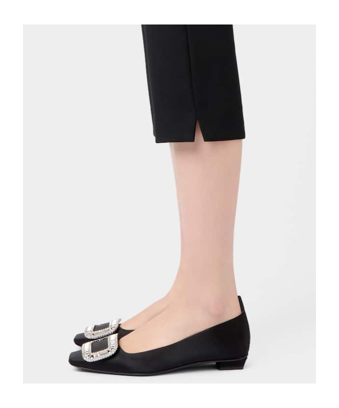 Roger Vivier Ballet Flats In Black